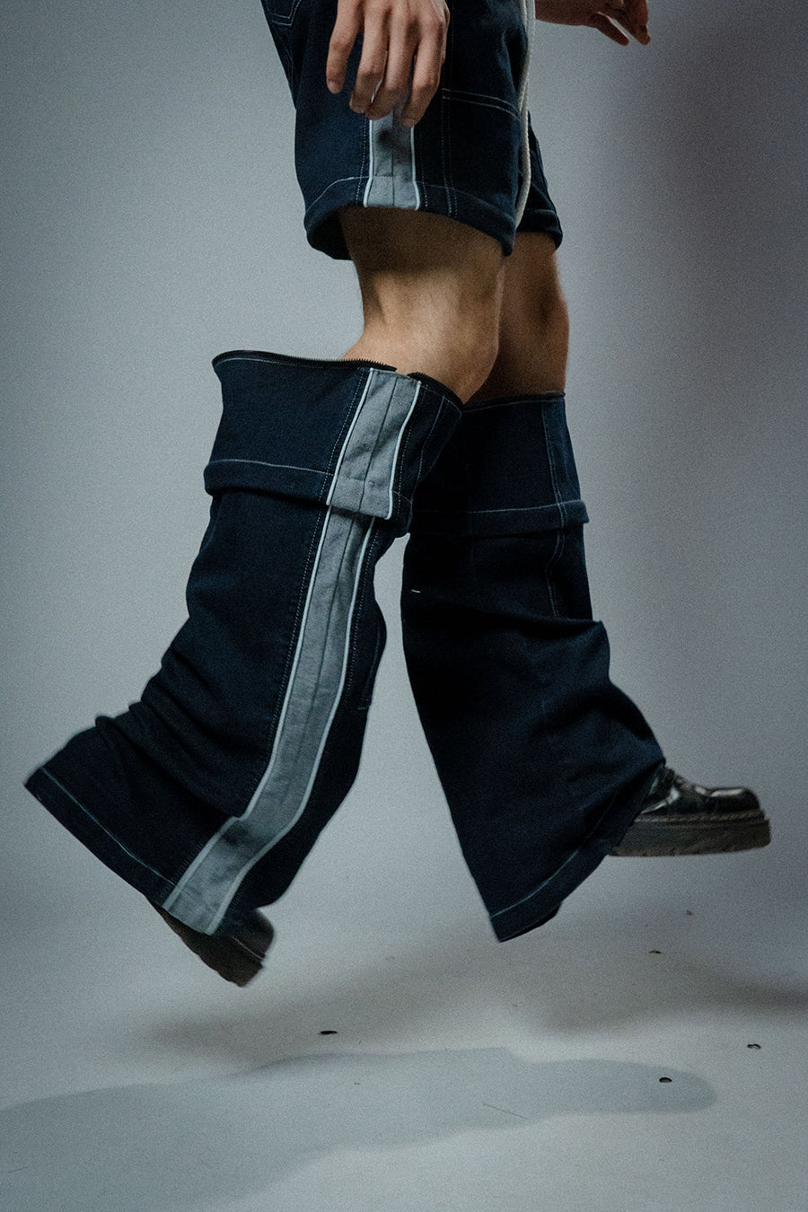 This 3 Way Detachable Jeans, crafted from premium denim and featuring detachable elements, these jeans offer endless styling possibilities, available at Cop Underdog In-store and ready to ship.