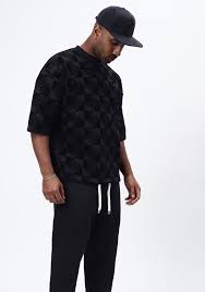 Mayfair Matrix Heavyweight Oversized Crewneck 'Noir Shadow'